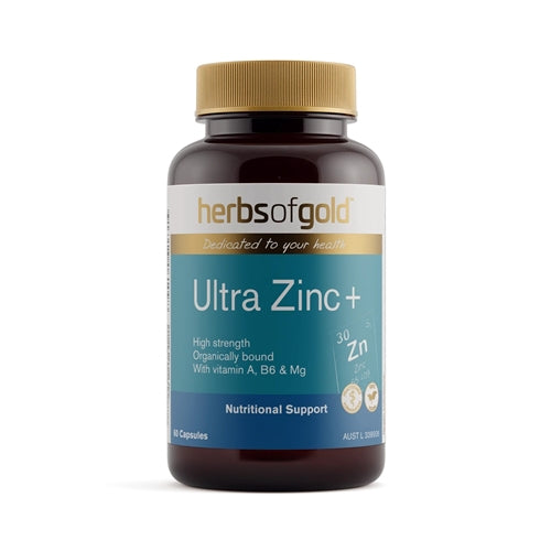 Herbs Of Gold | Ultra Zinc + 60 Caps
