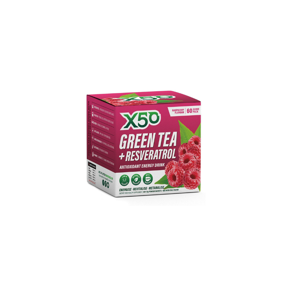 X50 | Green Tea + Resveratrol