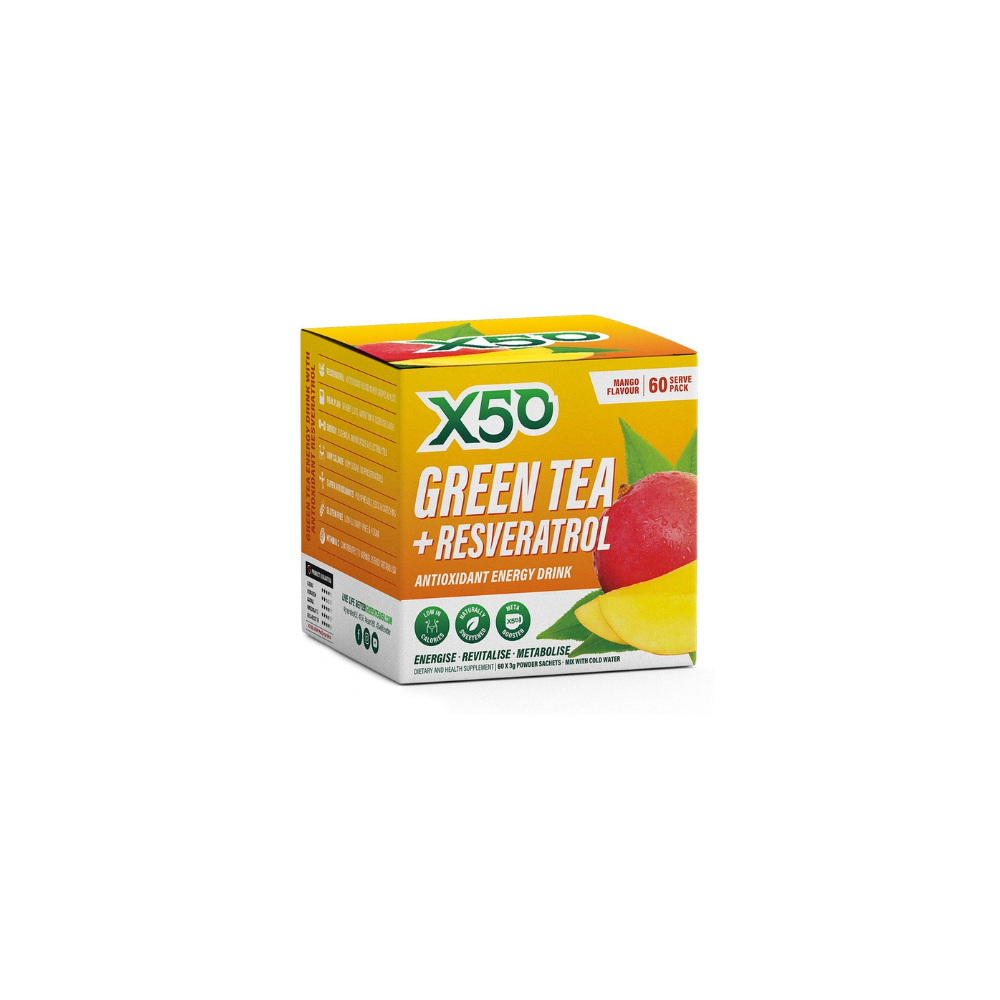 X50 | Green Tea + Resveratrol