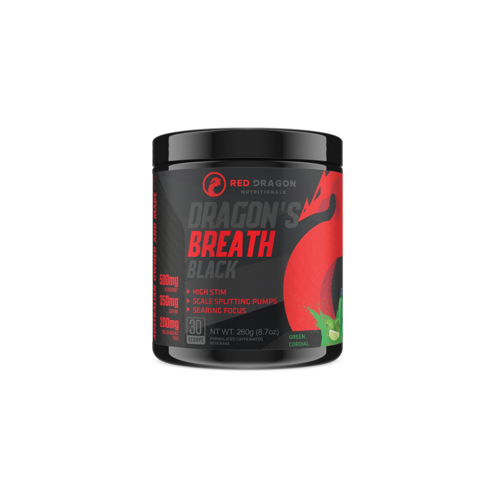 Red Dragon Nutritionals | Dragons Breath Pre Workout Black