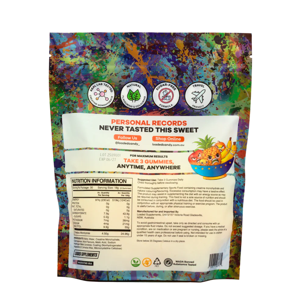 Loaded Candy | Creatine Gummies