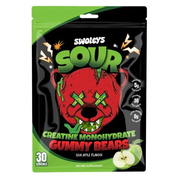 Swoleys | Sour Creatine Gummy Bears