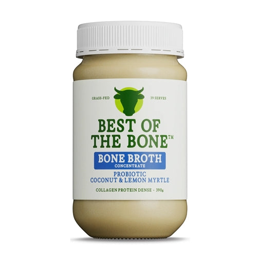 Best of the Bone | Grass-Fed & Finished Bone Broth Probiotic Coconut & Lemon Myrtle