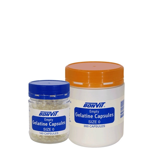 Bonvit | Empty Gelatine Capsules Size 00