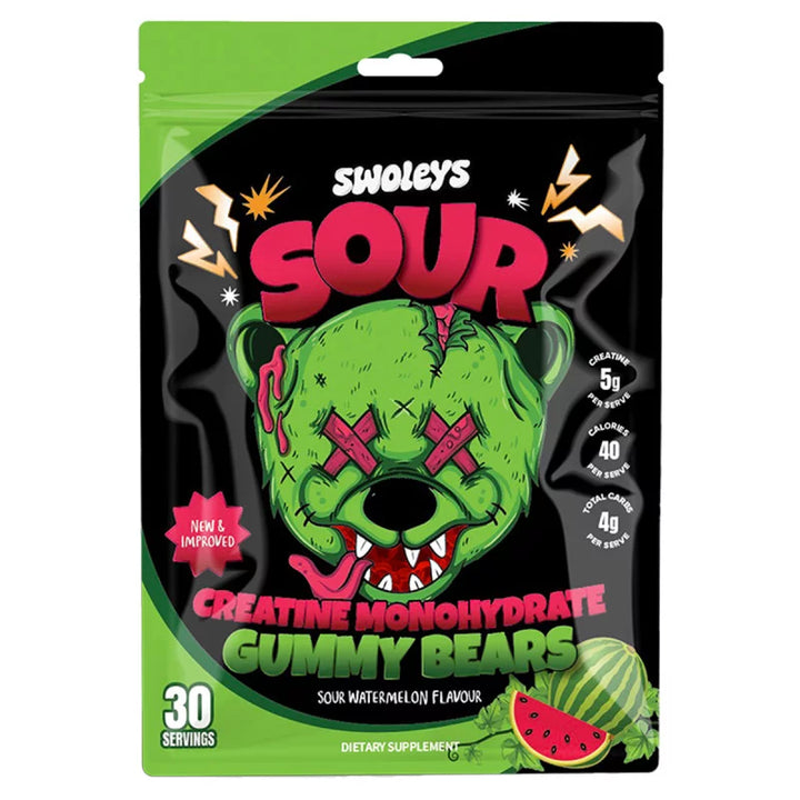 Swoleys | Sour Creatine Gummy Bears